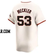 Wade Meckler Men's San Francisco Giants Cream Elite Home Jersey