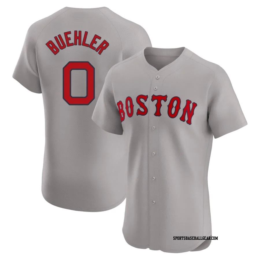 Walker Buehler Men's Boston Red Sox Gray Elite Road Jersey