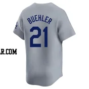 Walker Buehler Men's Los Angeles Dodgers Gray Limited Away Jersey