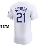 Walker Buehler Men's Los Angeles Dodgers White Elite Home Jersey