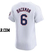 Wally Backman Men's New York Mets White Elite Home Jersey