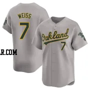 Walt Weiss Men's Oakland Athletics Gray Limited Away Jersey