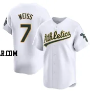 Walt Weiss Men's Oakland Athletics White Limited Home Jersey