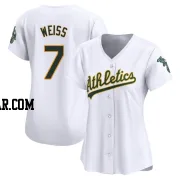 Walt Weiss Women's Oakland Athletics White Limited Home Jersey