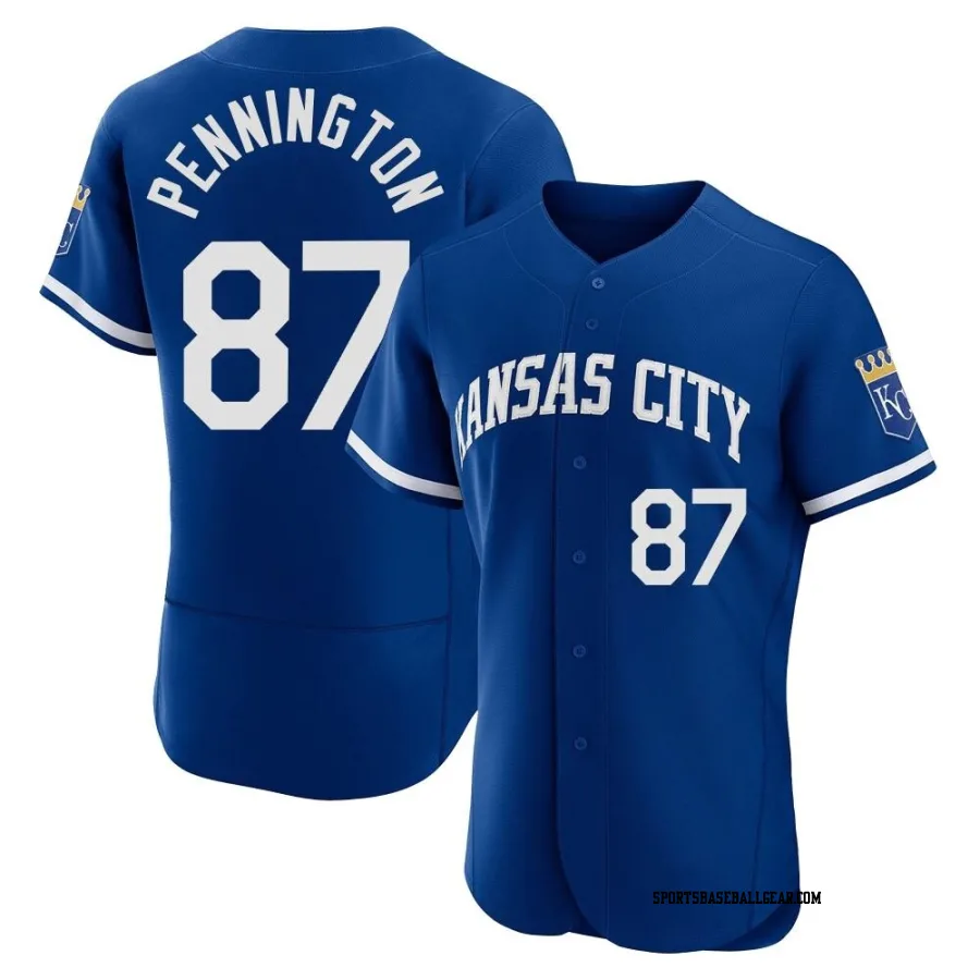 Walter Pennington Men's Kansas City Royals Royal Authentic 2022 Alternate Jersey