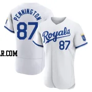 Walter Pennington Men's Kansas City Royals White Authentic 2022 Home Jersey