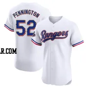 Walter Pennington Men's Texas Rangers Gold Elite White 2024 Collection Jersey