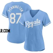 Walter Pennington Women's Kansas City Royals Light Blue Authentic 2022 Alternate Jersey