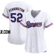 Walter Pennington Women's Texas Rangers Gold Limited White 2024 Collection Jersey