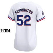 Walter Pennington Women's Texas Rangers Gold Limited White 2024 Collection Jersey