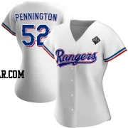 Walter Pennington Women's Texas Rangers White Replica Home 2023 World Series Jersey