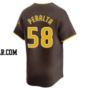 Wandy Peralta Men's San Diego Padres Brown Limited Away Jersey