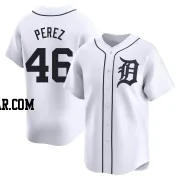 Wenceel Perez Men's Detroit Tigers White Limited Home Jersey