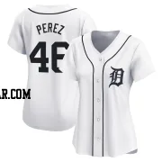 Wenceel Perez Women's Detroit Tigers White Limited Home Jersey