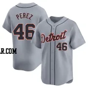 Wenceel Perez Youth Detroit Tigers Gray Limited Road Jersey