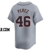 Wenceel Perez Youth Detroit Tigers Gray Limited Road Jersey