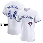 Wes Parsons Men's Toronto Blue Jays White Elite Home Jersey