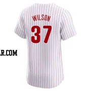 Weston Wilson Men's Philadelphia Phillies White Elite Home Jersey