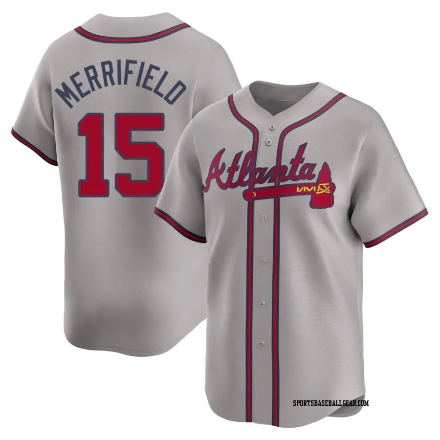 Whit Merrifield Men's Atlanta Braves Gray Limited Away Jersey