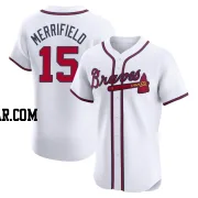 Whit Merrifield Men's Atlanta Braves White Elite Home Jersey