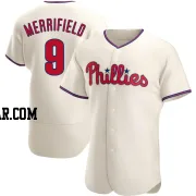 Whit Merrifield Men's Philadelphia Phillies Cream Authentic Alternate Jersey