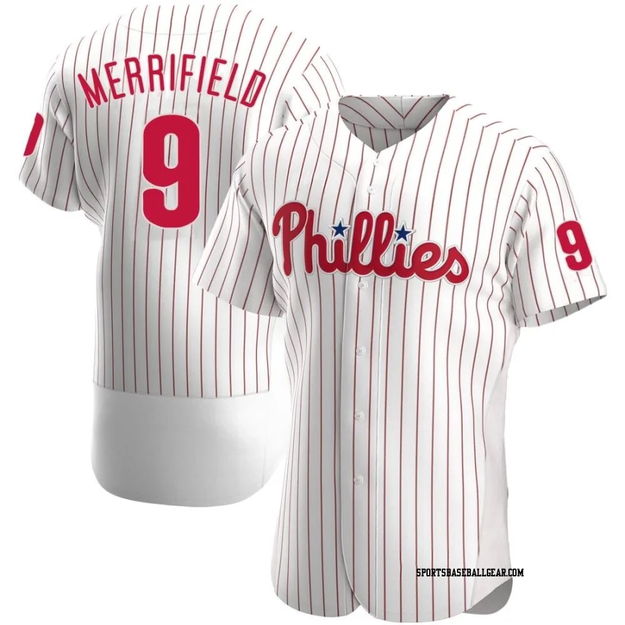 Whit Merrifield Men's Philadelphia Phillies White Authentic Home Jersey