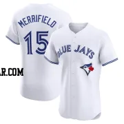 Whit Merrifield Men's Toronto Blue Jays White Elite Home Jersey