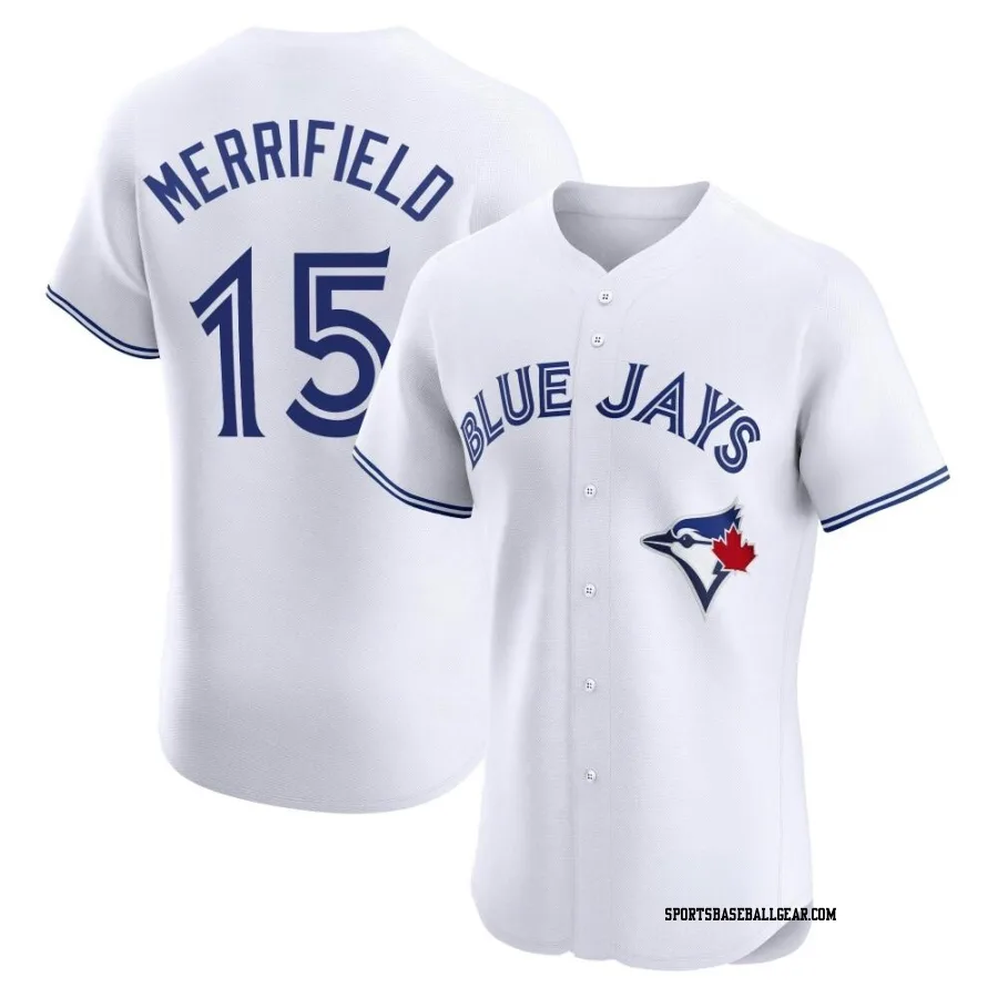 Whit Merrifield Men's Toronto Blue Jays White Elite Home Jersey