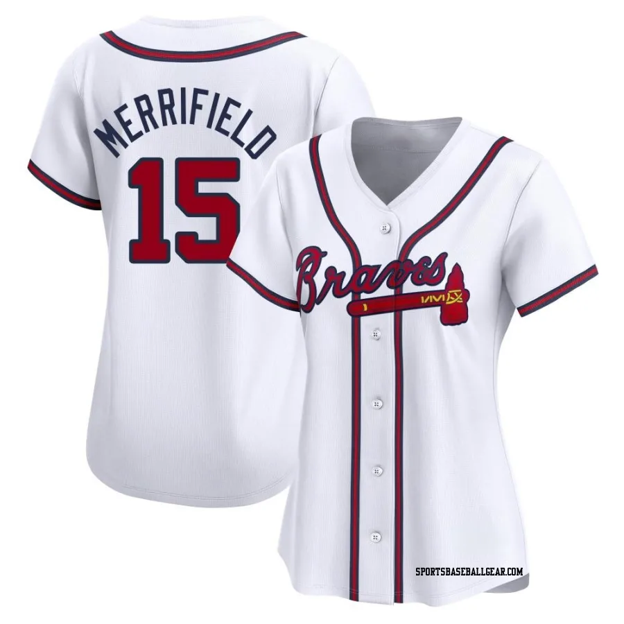 Whit Merrifield Women's Atlanta Braves White Limited Home Jersey