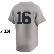 Whitey Ford Men's New York Yankees Gray Limited Away 2nd Jersey