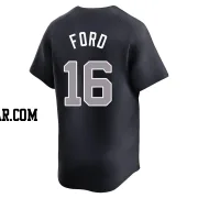 Whitey Ford Men's New York Yankees Navy Limited Alternate Jersey