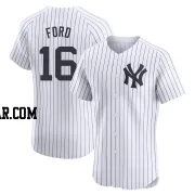 Whitey Ford Men's New York Yankees White Elite Home Jersey