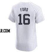 Whitey Ford Men's New York Yankees White Elite Home Jersey