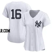 Whitey Ford Women's New York Yankees White Limited Yankee Home 2nd Jersey