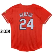 Whitey Herzog Toddler St. Louis Cardinals Red Limited Preschool 2024 City Connect Jersey