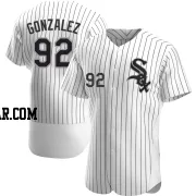 Wikelman Gonzalez Men's Chicago White Sox White Authentic Home Jersey