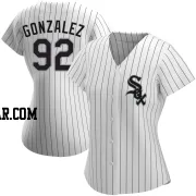 Wikelman Gonzalez Women's Chicago White Sox White Authentic Home Jersey