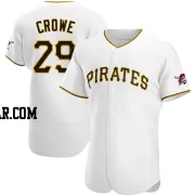 Wil Crowe Men's Pittsburgh Pirates White Authentic Home Jersey