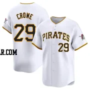 Wil Crowe Men's Pittsburgh Pirates White Limited Home Jersey