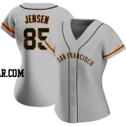 Wil Jensen Women's San Francisco Giants Gray Authentic Road Jersey