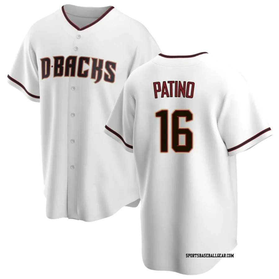 Wilderd Patino Youth Arizona Diamondbacks White Replica Home Jersey