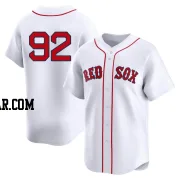 Wilkelman Gonzalez Men's Boston Red Sox White Limited 2nd Home Jersey