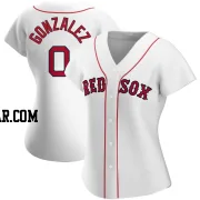 Wilkelman Gonzalez Women's Boston Red Sox White Authentic Home Jersey