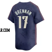 Will Brennan Men's Cleveland Guardians Navy Limited 2024 City Connect Jersey