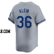 Will Klein Men's Kansas City Royals Gray Limited Away Jersey