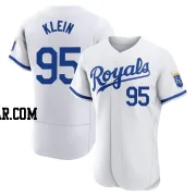 Will Klein Men's Kansas City Royals White Authentic 2022 Home Jersey