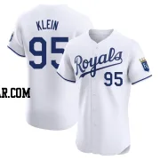 Will Klein Men's Kansas City Royals White Elite Home Jersey