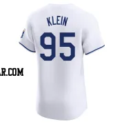 Will Klein Men's Kansas City Royals White Elite Home Jersey