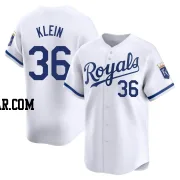 Will Klein Men's Kansas City Royals White Limited Home Jersey