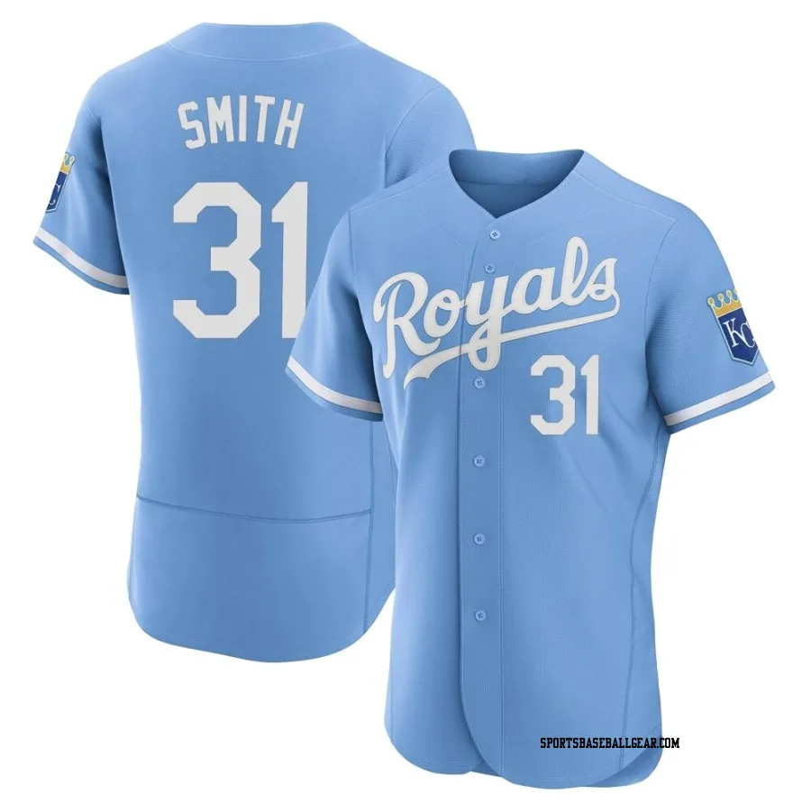 Will Smith Men's Kansas City Royals Light Blue Authentic 2022 Alternate Jersey